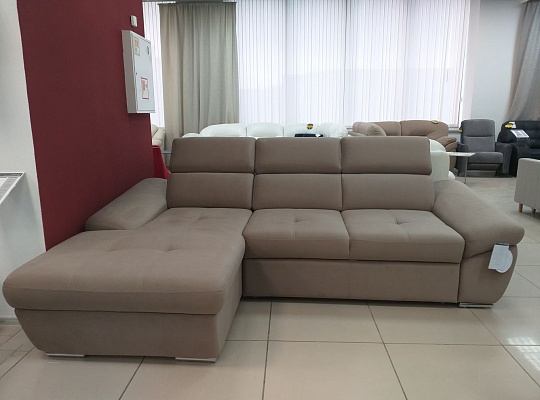 Диван КАПРИ (260) с канапе (2р+1) Velutto 06 Outlet